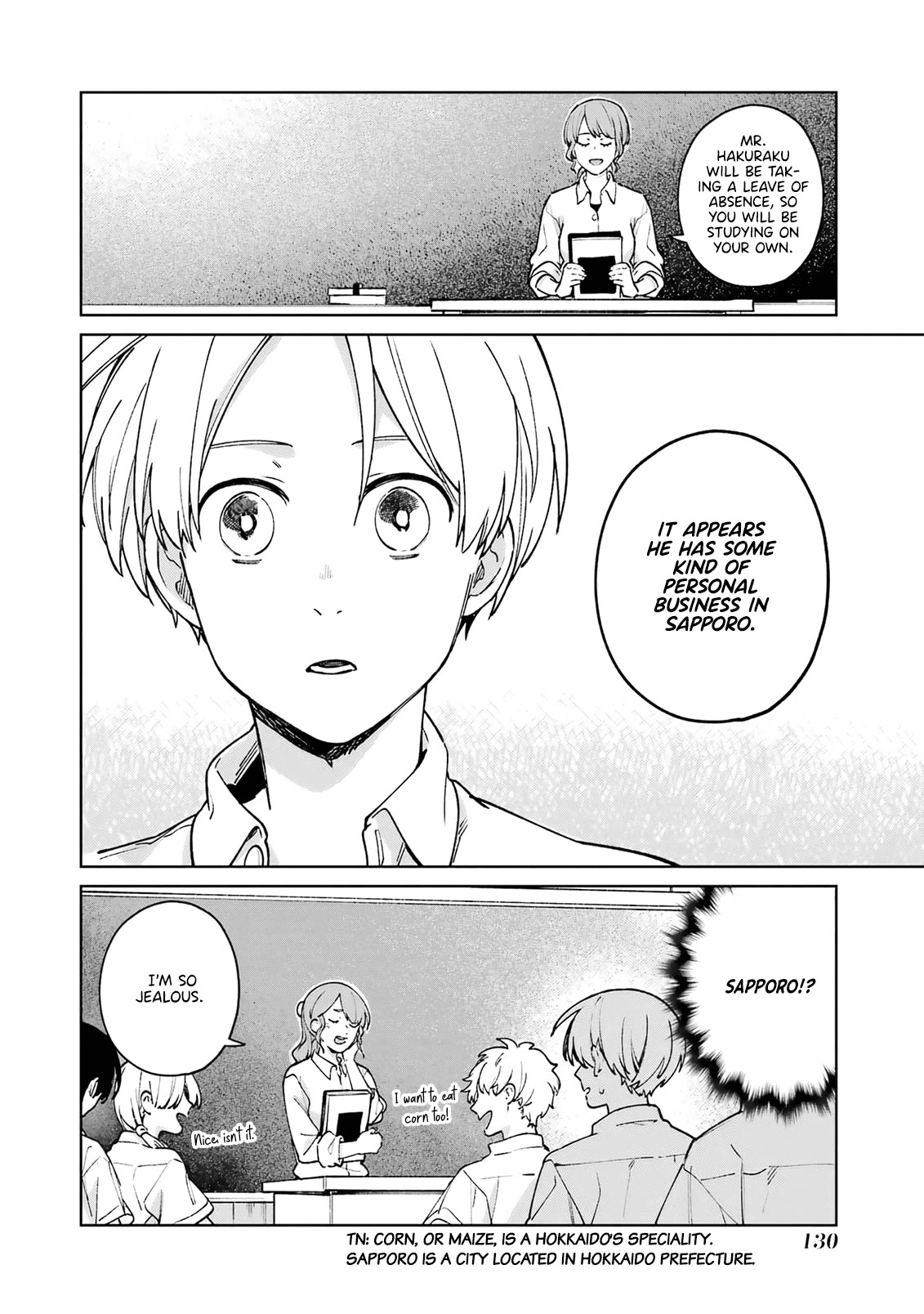 A Second Goodbye to You. Chapter 7 page 34 - Chapter 7: Hakuraku's past.
