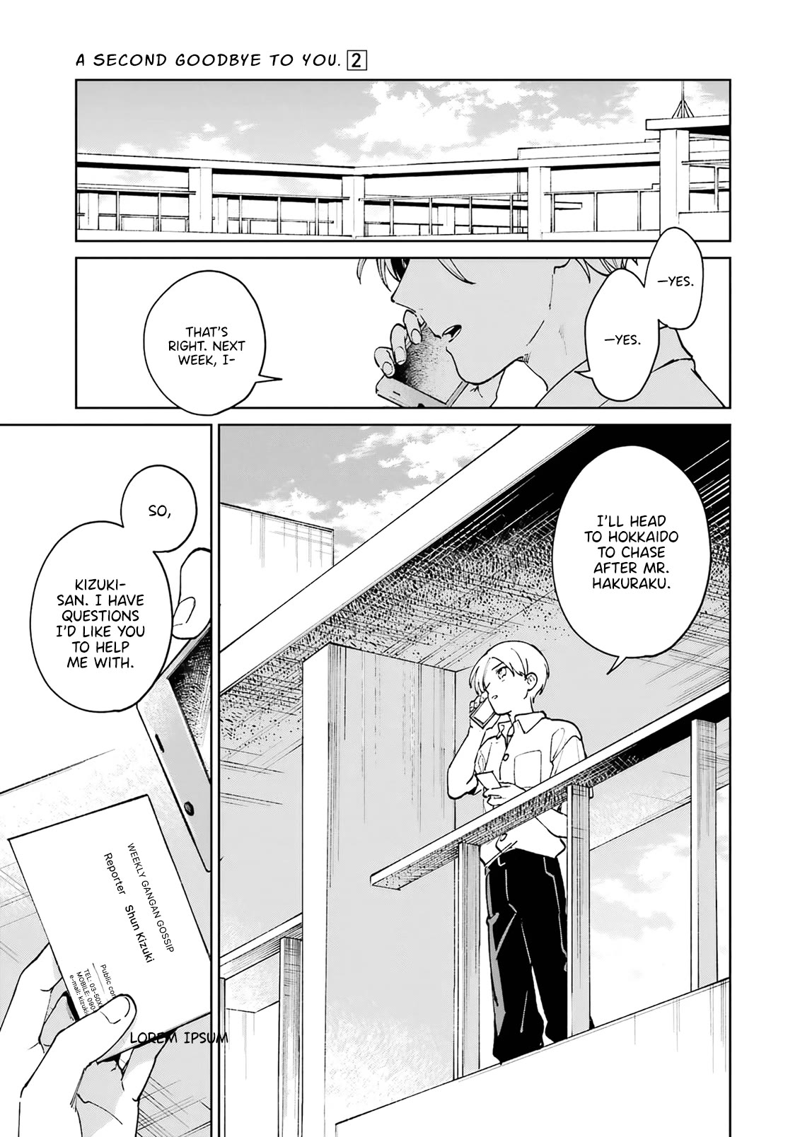 A Second Goodbye to You. Chapter 7 page 37 - Chapter 7: Hakuraku's past.