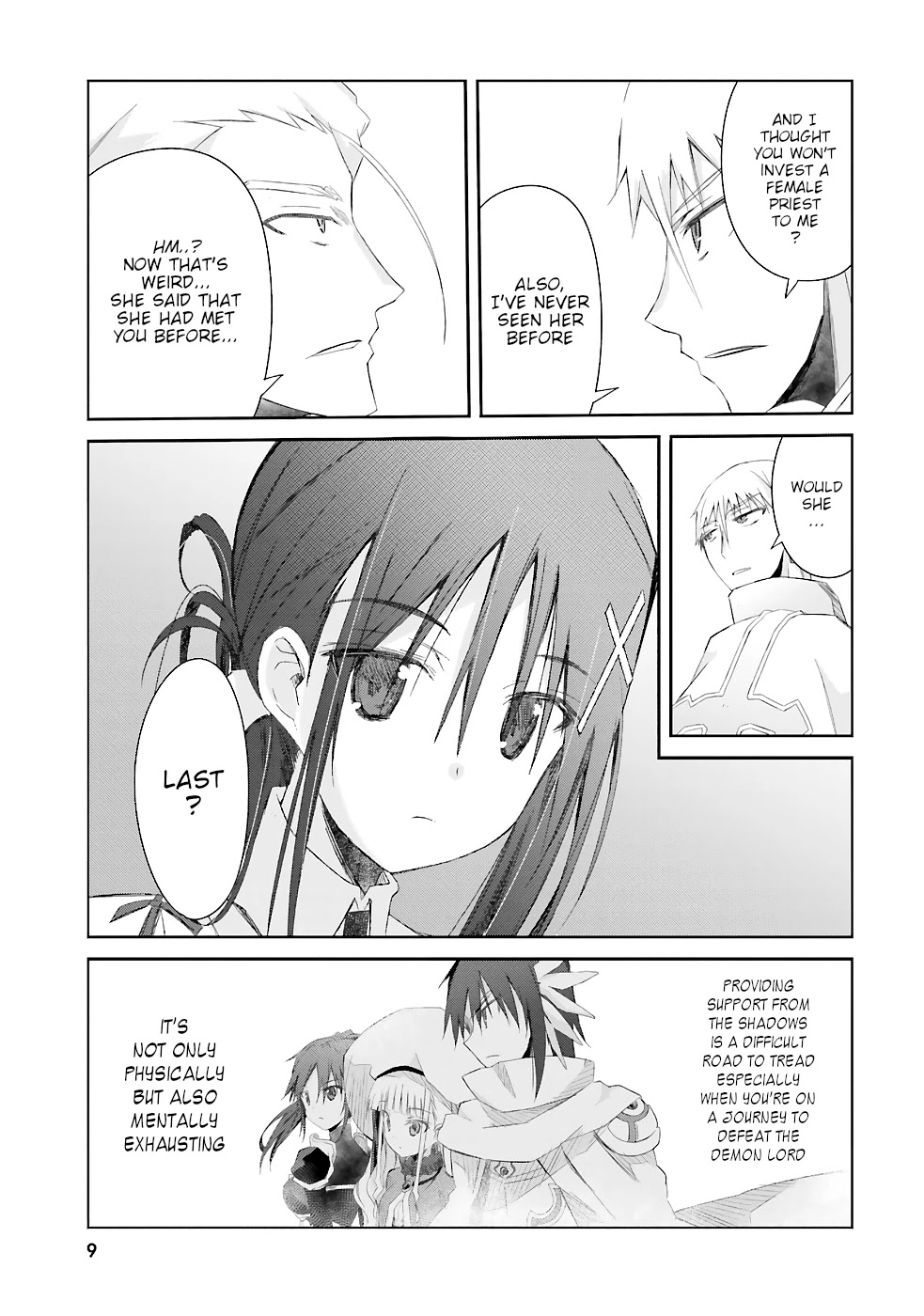A Simple Task of Providing Support from the Shadows to Defeat the Demon Lord Chapter 8 page 10 - Chapter 8