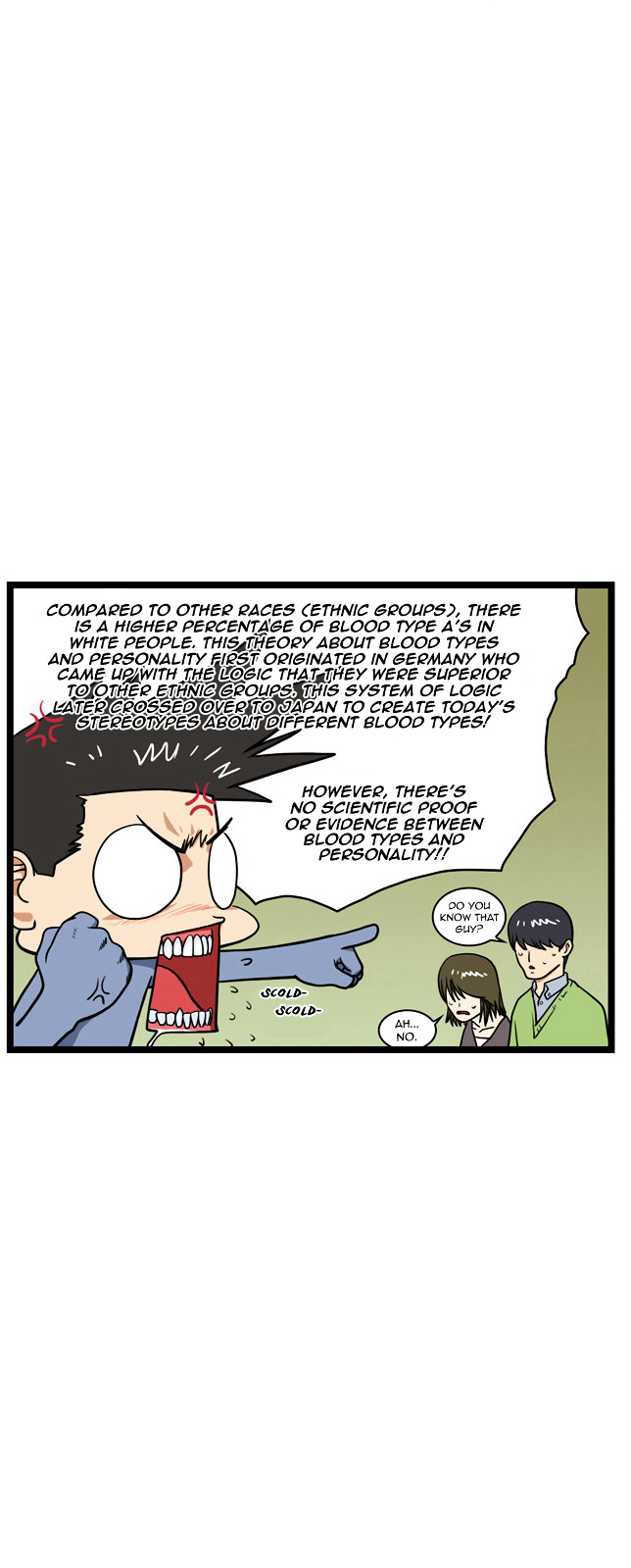 A Simple Thinking About Blood Type Chapter 0 page 4 - Chapter 0 : Prologue