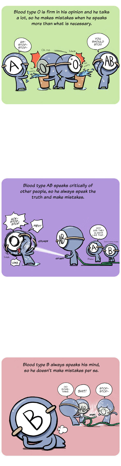 A Simple Thinking About Blood Type Chapter 13 page 6 - Chapter 13 : Flattery