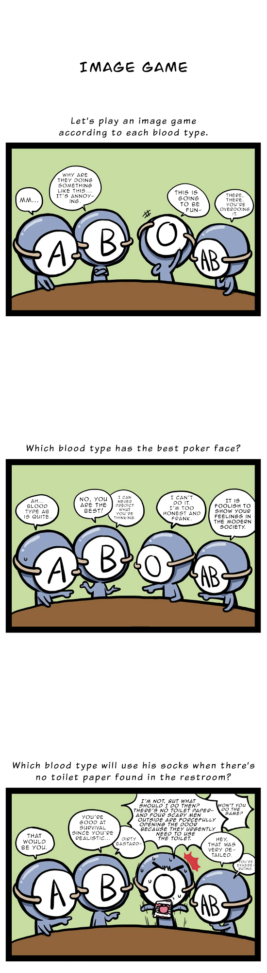 A Simple Thinking About Blood Type Chapter 15.2 page 2 - Chapter 15 v2 : Image Game