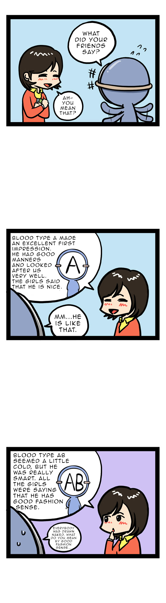A Simple Thinking About Blood Type Chapter 15.2 page 6 - Chapter 15 v2 : Image Game
