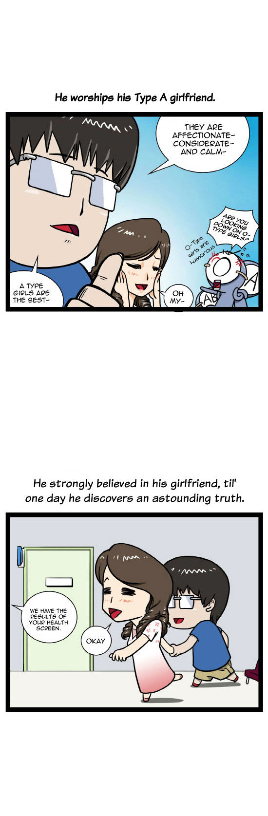 A Simple Thinking About Blood Type Chapter 2 page 3 - Chapter 2 : Falsifying Thoughts About Blood Types