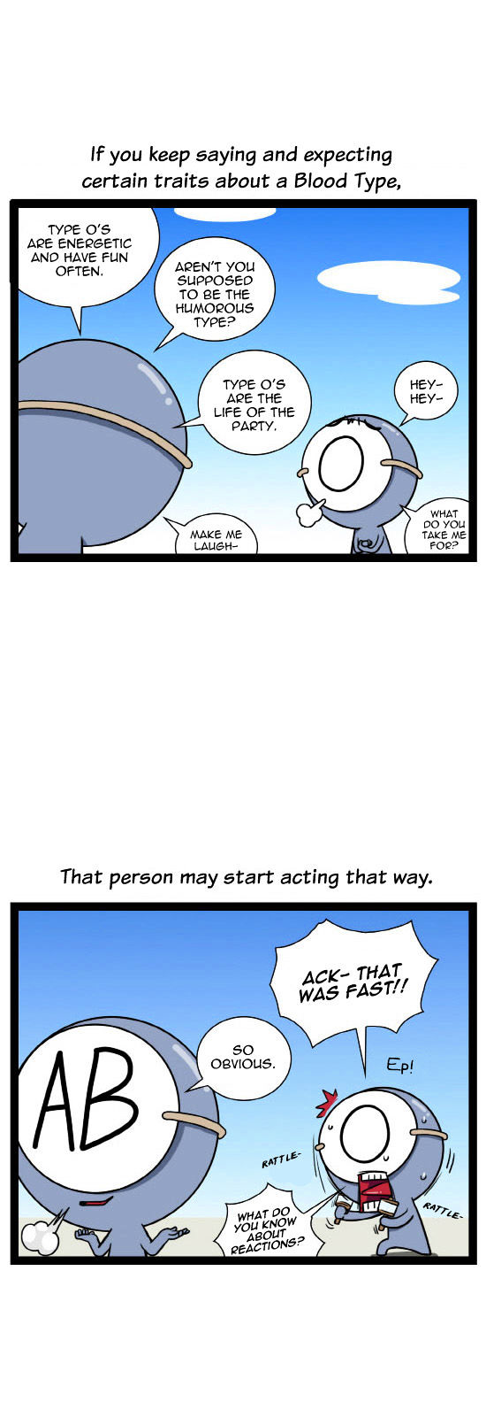 A Simple Thinking About Blood Type Chapter 2 page 7 - Chapter 2 : Falsifying Thoughts About Blood Types