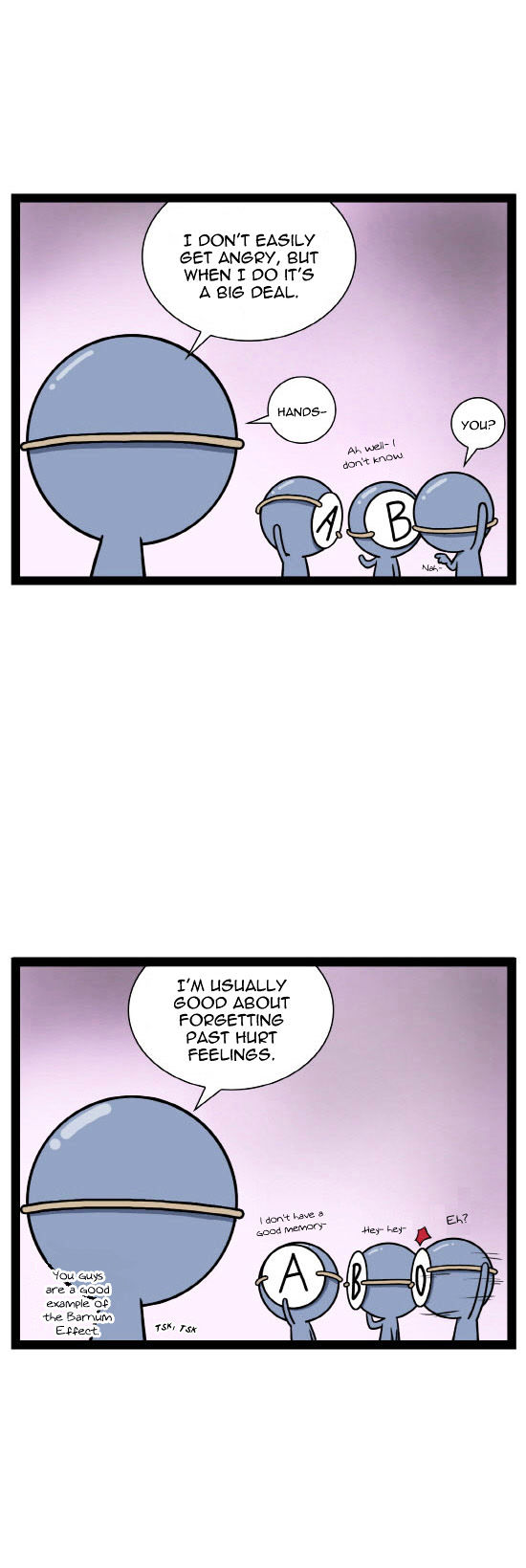 A Simple Thinking About Blood Type Chapter 2 page 9 - Chapter 2 : Falsifying Thoughts About Blood Types