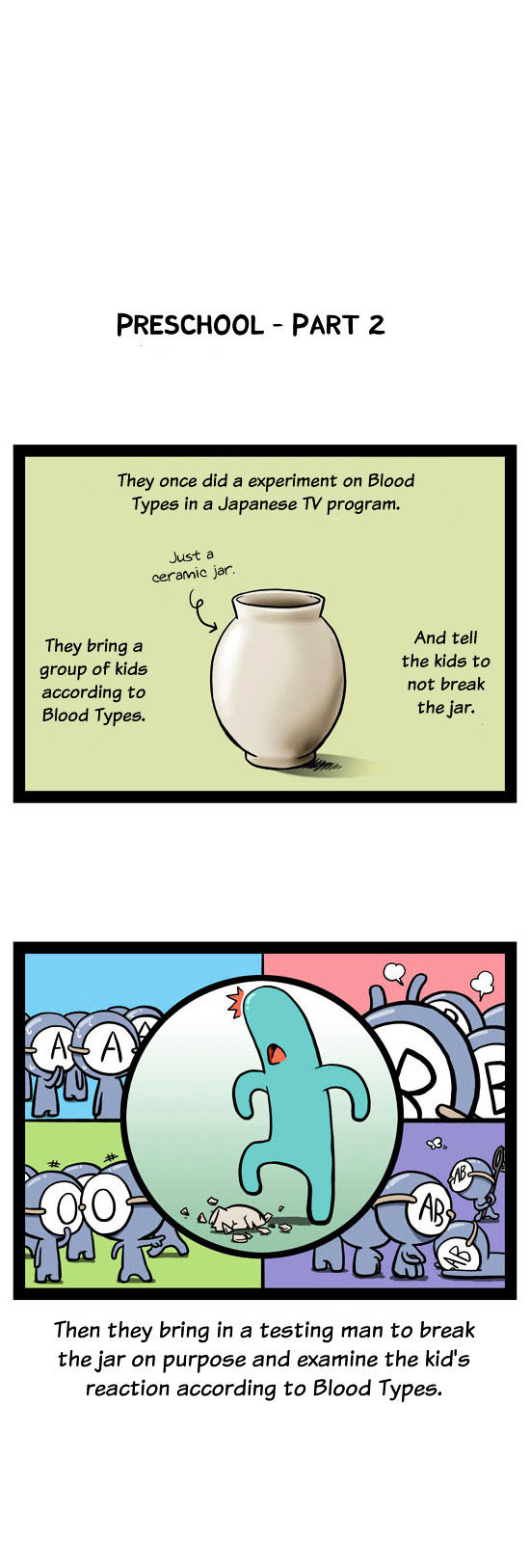 A Simple Thinking About Blood Type Chapter 3 page 4 - Chapter 3 : Preschool