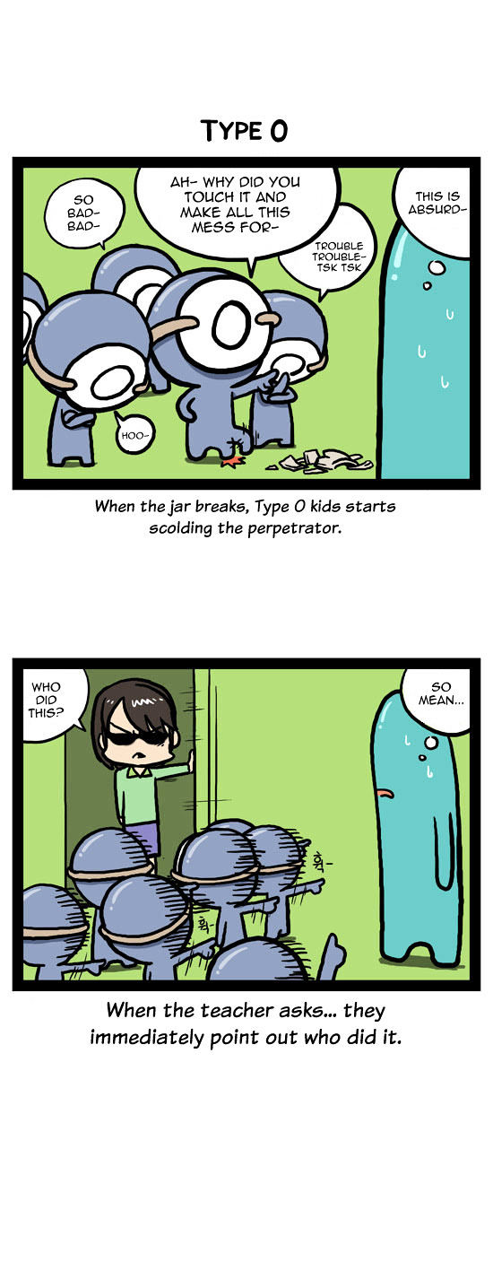 A Simple Thinking About Blood Type Chapter 3 page 7 - Chapter 3 : Preschool
