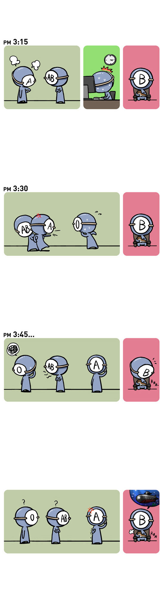 A Simple Thinking About Blood Type Chapter 5 page 3 - Chapter 5 : Promise
