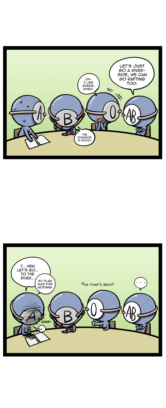 A Simple Thinking About Blood Type Chapter 5 page 6 - Chapter 5 : Promise