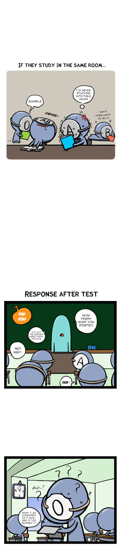 A Simple Thinking About Blood Type Chapter 7 page 3 - Chapter 7 : Exam