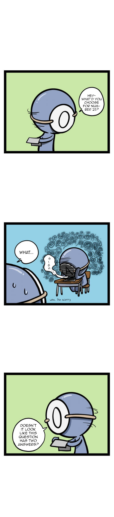 A Simple Thinking About Blood Type Chapter 7 page 4 - Chapter 7 : Exam