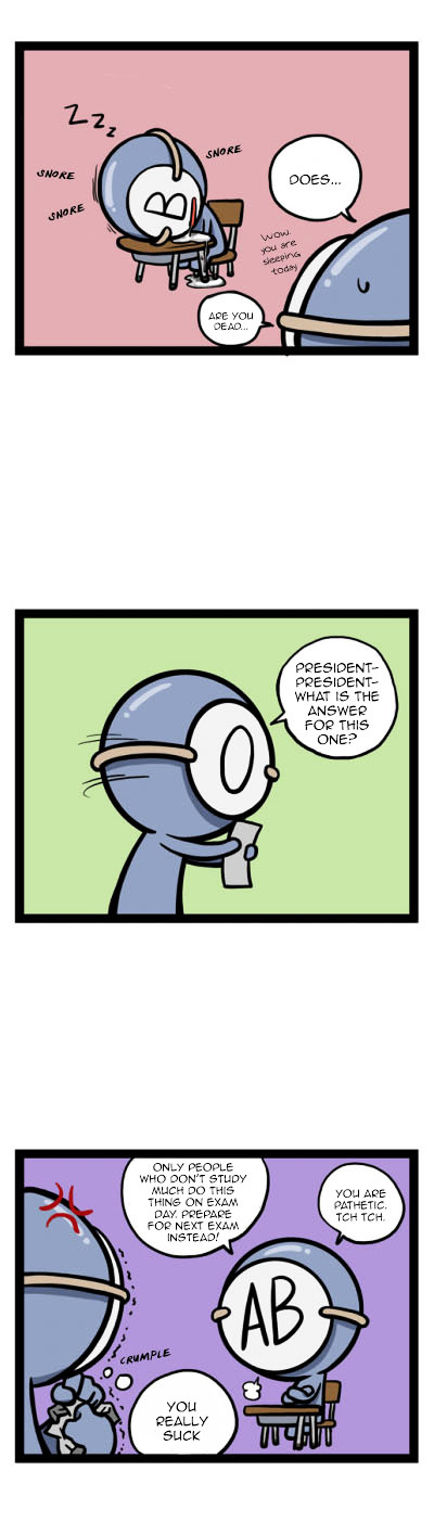 A Simple Thinking About Blood Type Chapter 7 page 5 - Chapter 7 : Exam