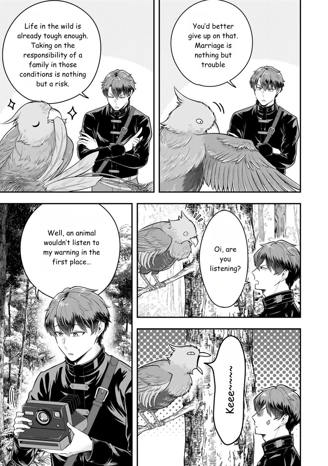 A Single Aristocrat Enjoys a Different World: The Graceful Life of a Man Who Never Gets Married Chapter 32 page 5 - Chapter 32: The Single Aristocrat Takes Photos in the Forest