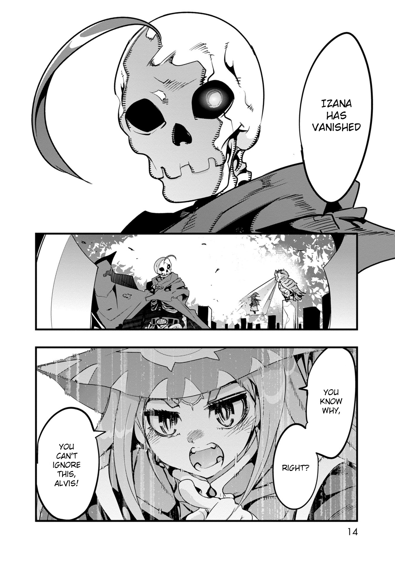A Skeleton who was The Brave Chapter 1 page 12 - Chapter 1: The new adventurer (a skeleton) fights an orc in his first town!