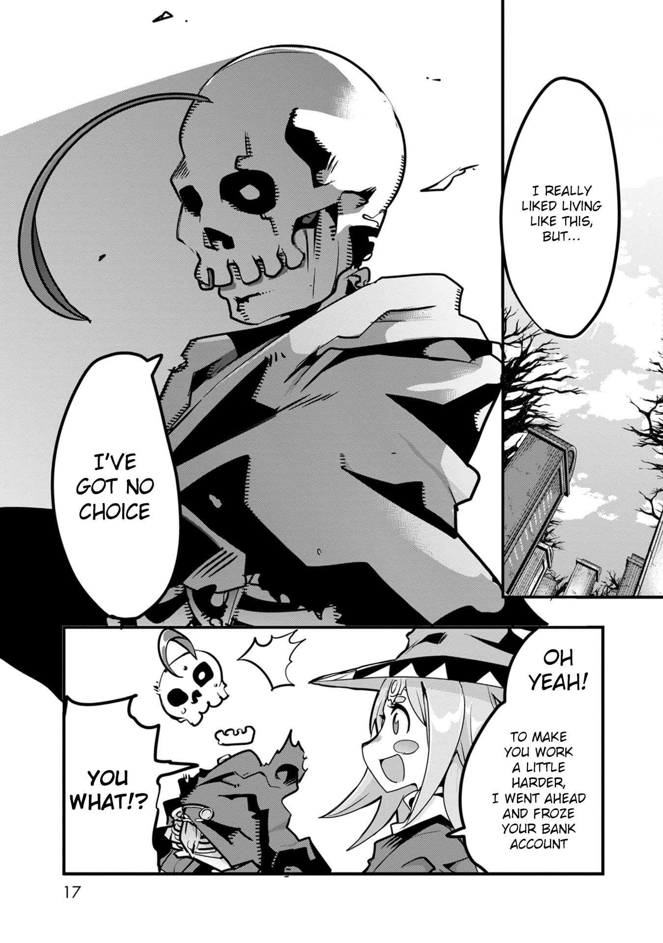 A Skeleton who was The Brave Chapter 1 page 15 - Chapter 1: The new adventurer (a skeleton) fights an orc in his first town!