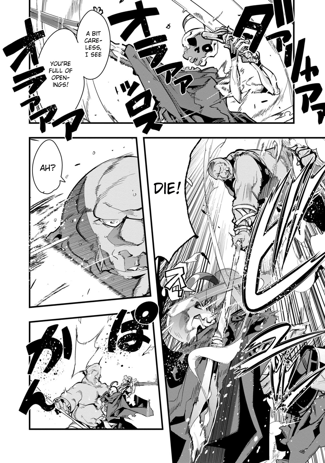 A Skeleton who was The Brave Chapter 1 page 36 - Chapter 1: The new adventurer (a skeleton) fights an orc in his first town!