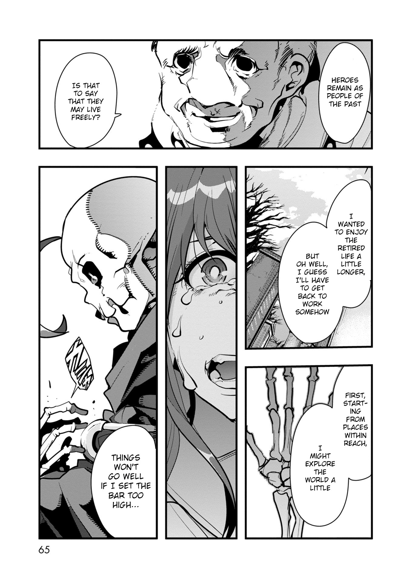 A Skeleton who was The Brave Chapter 1 page 61 - Chapter 1: The new adventurer (a skeleton) fights an orc in his first town!