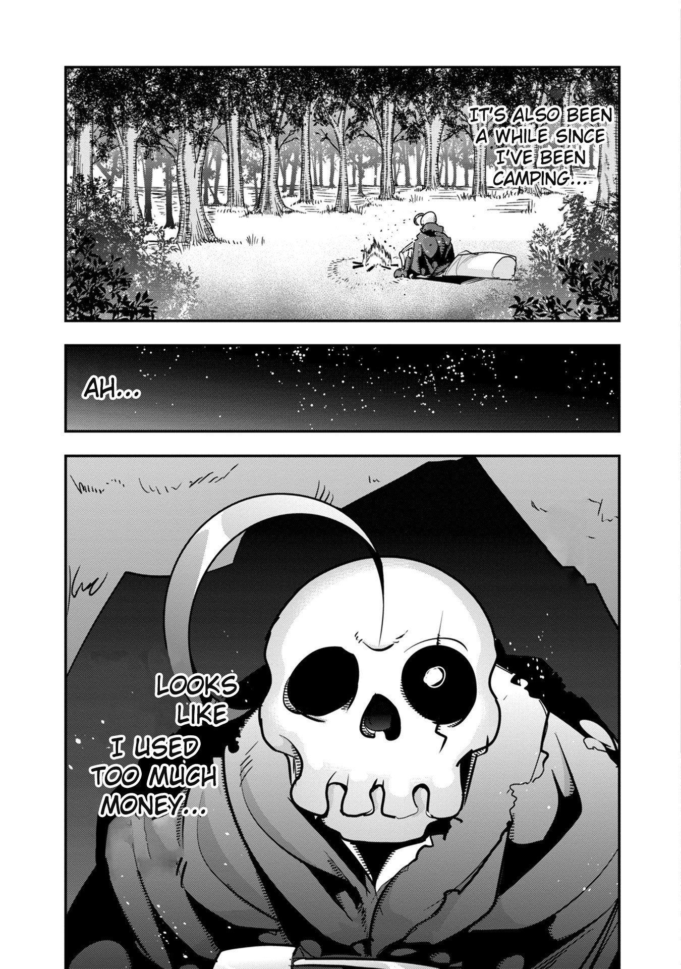 A Skeleton who was The Brave Chapter 2 page 4 - Chapter 2: The skeleton adventurer challenges an underground dungeon, just like an undead would. (Part 1)