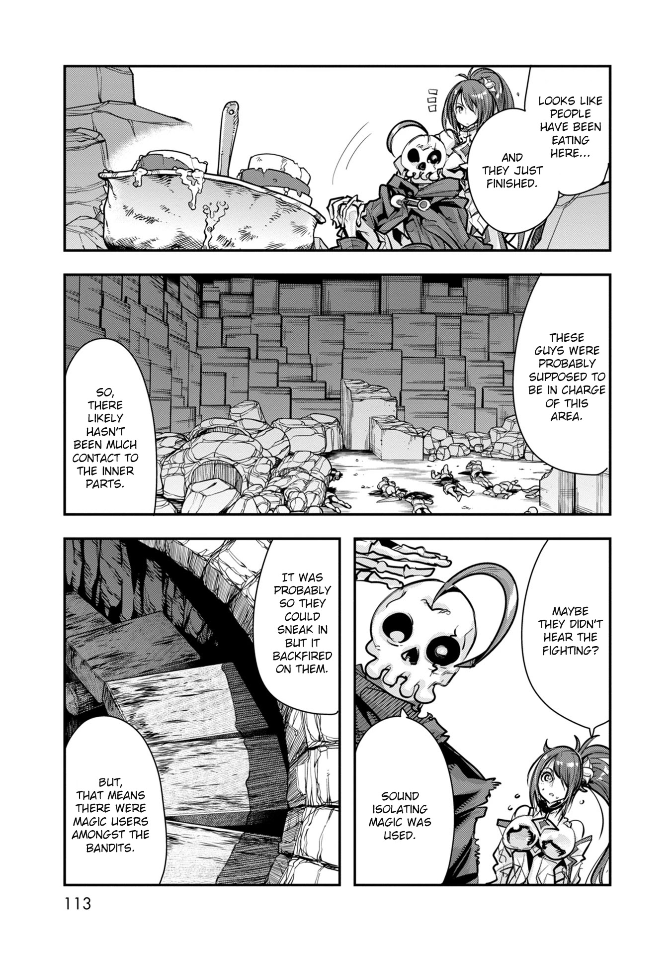 A Skeleton who was The Brave Chapter 3 page 14 - Chapter 3: The skeleton adventurer challenges an underground dungeon, just like an undead would. (Part 2)