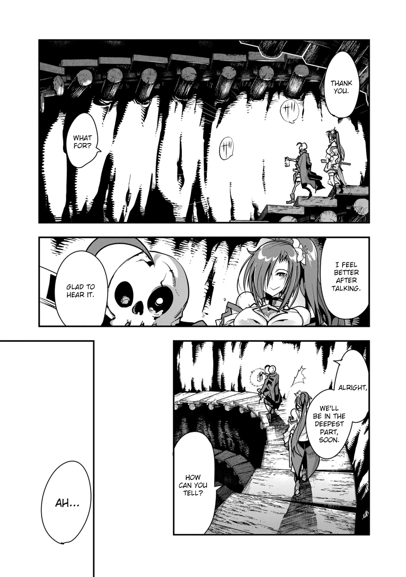 A Skeleton who was The Brave Chapter 3 page 22 - Chapter 3: The skeleton adventurer challenges an underground dungeon, just like an undead would. (Part 2)