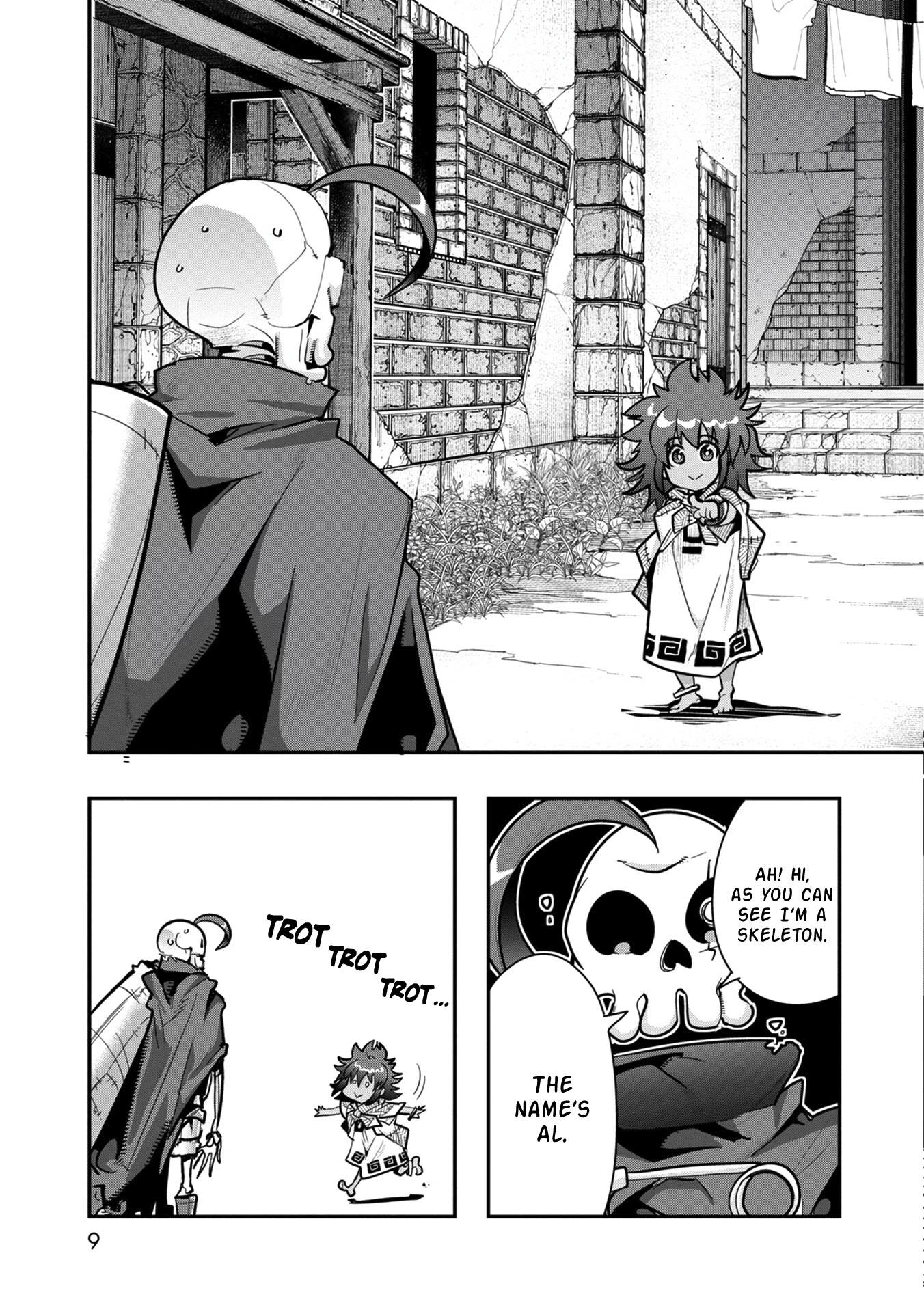 A Skeleton who was The Brave Chapter 6 page 8 - Chapter 6: Former Brave, Raising Children (Part 1)