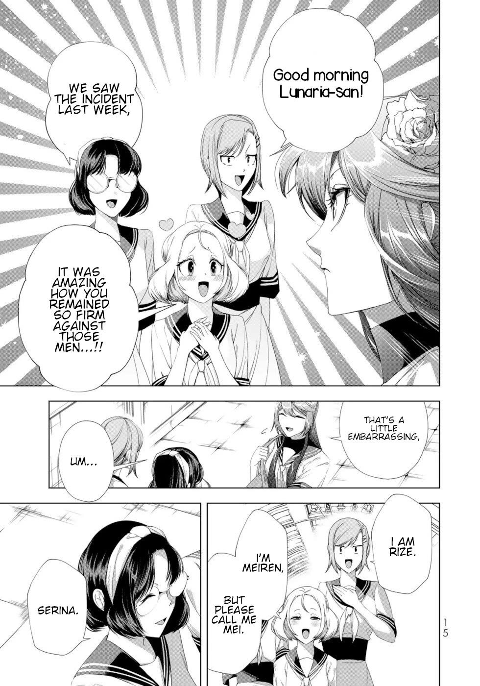 A Splendid Revenge Story of a Super-Dreadnought Cheat Villainess Chapter 17 page 13 - Chapter 17: Serina-san's Idol