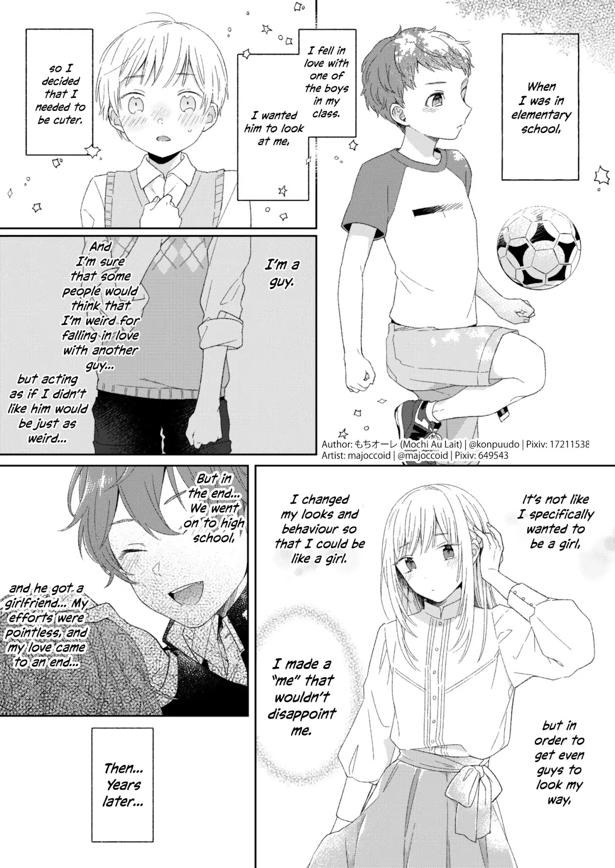 A Story About A Boy Scouted To Be A Model Chapter 0 page 1 - Chapter 0: Oneshot