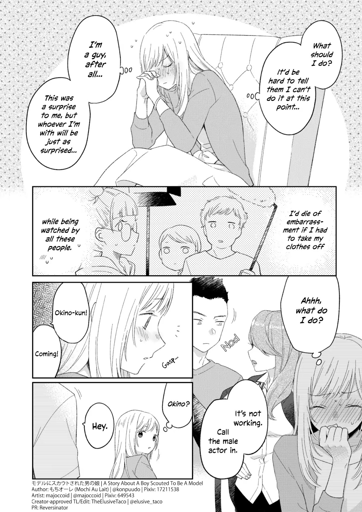A Story About A Boy Scouted To Be A Model Chapter 0 page 4 - Chapter 0: Oneshot