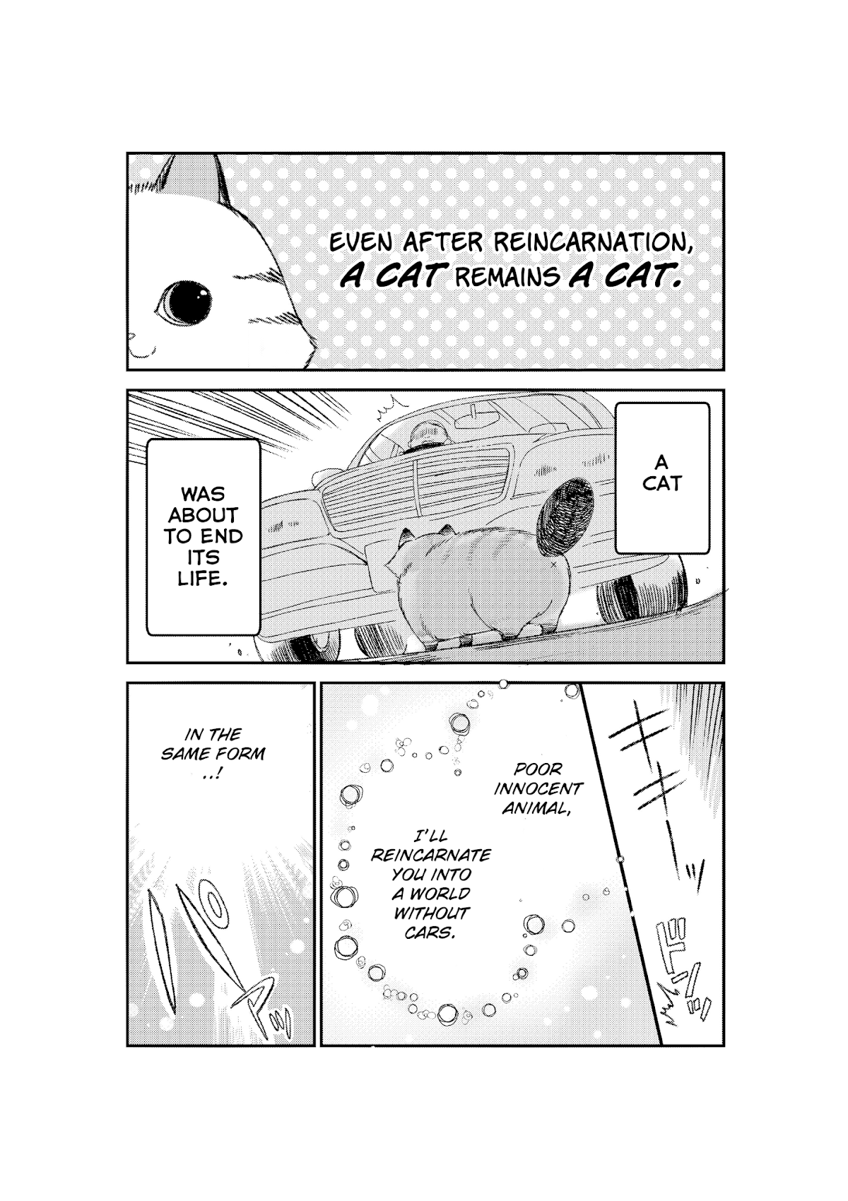 A Story about a Cat Reincarnated in a Different World Where There are no Cats. Chapter 1 page 1 - Chapter 1