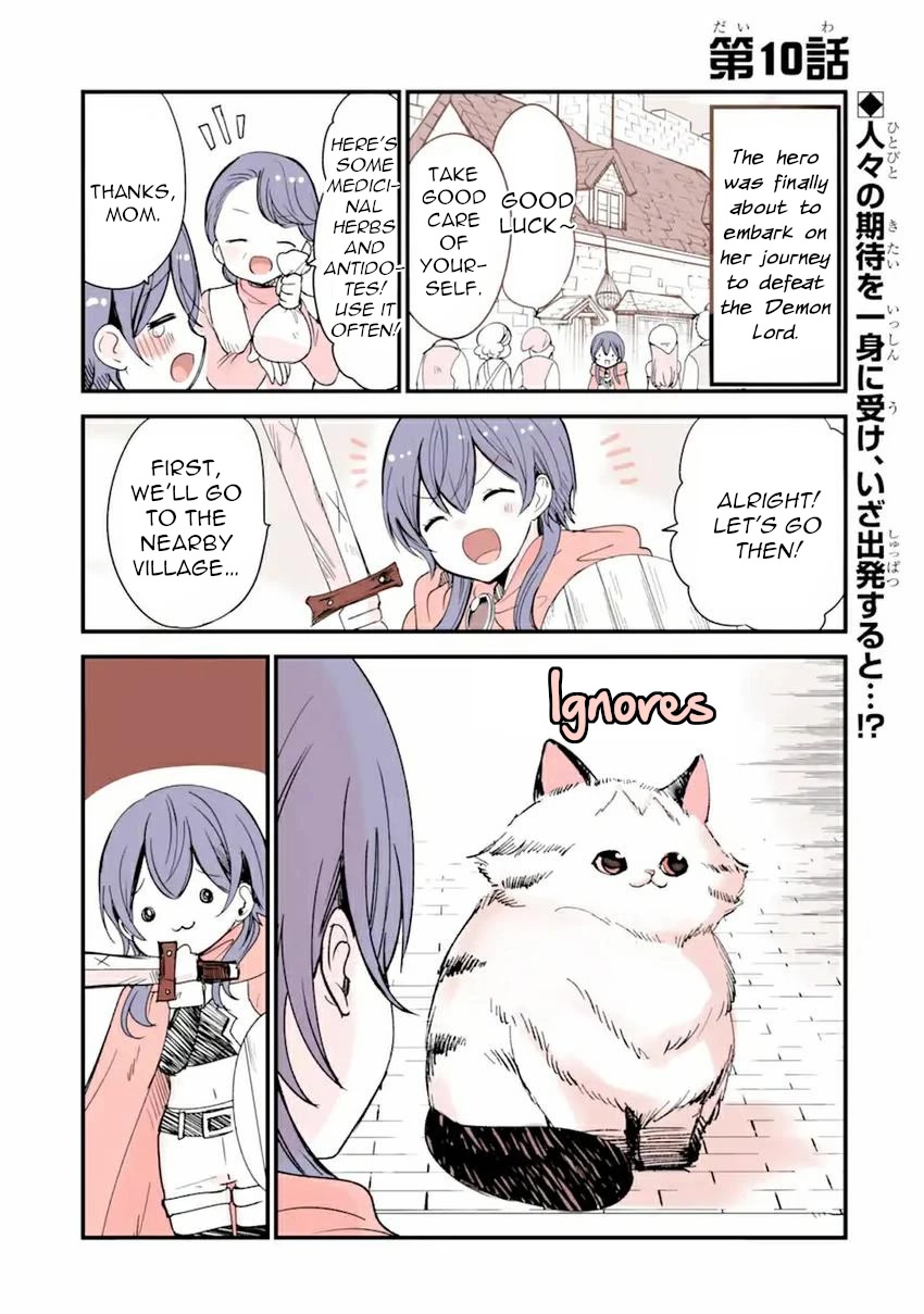 A Story about a Cat Reincarnated in a Different World Where There are no Cats. Chapter 10 page 1 - Chapter 10