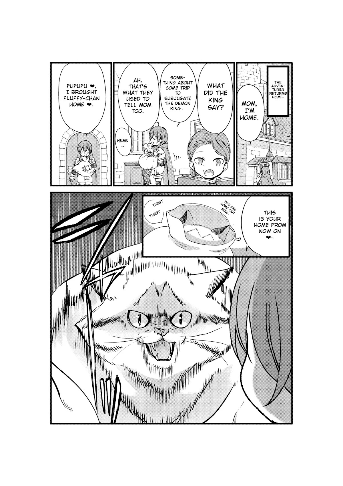A Story about a Cat Reincarnated in a Different World Where There are no Cats. Chapter 2 page 1 - Chapter 2