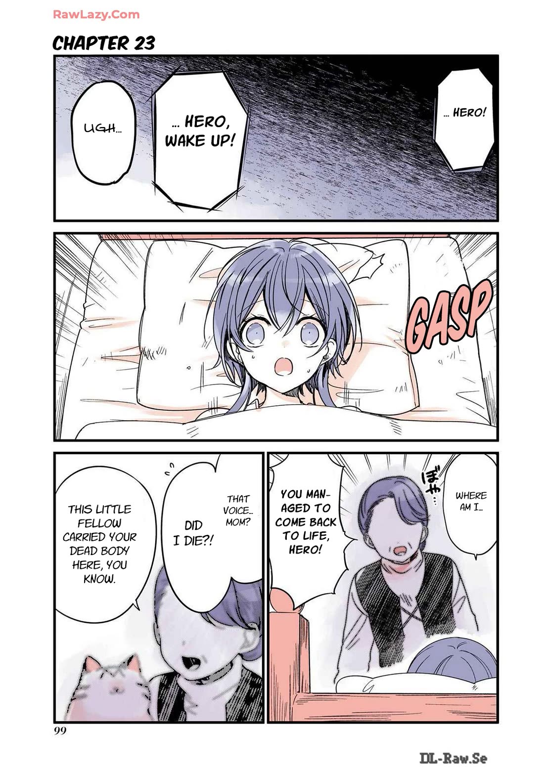 A Story about a Cat Reincarnated in a Different World Where There are no Cats. Chapter 23 page 1 - Chapter 23