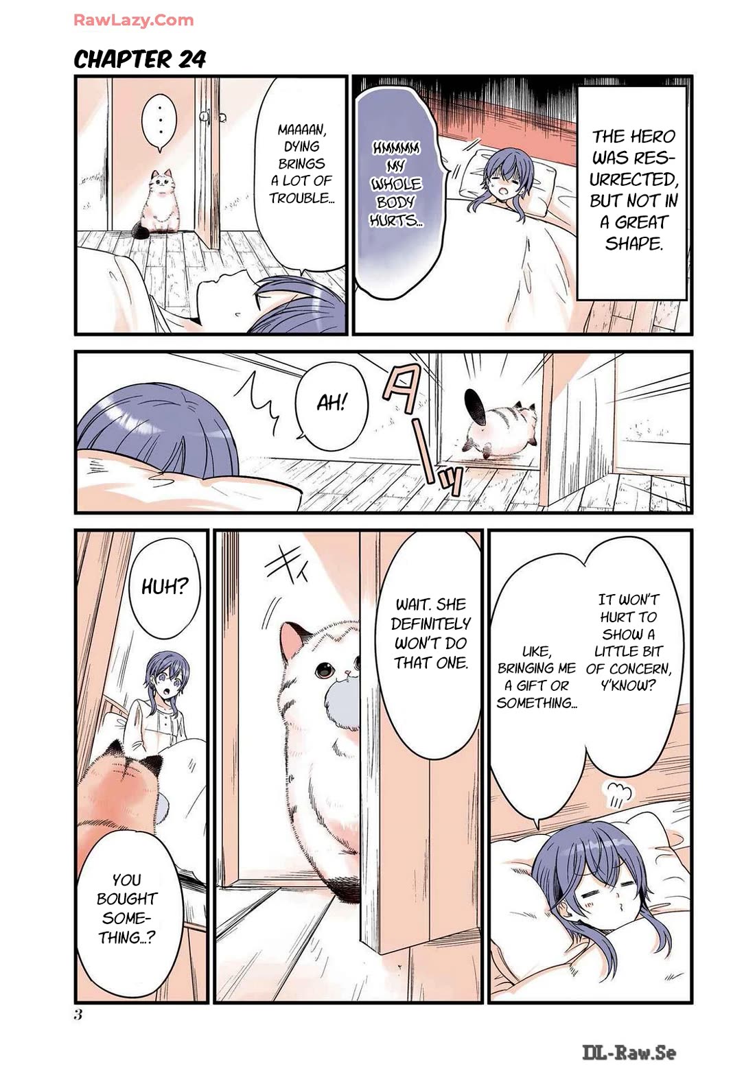 A Story about a Cat Reincarnated in a Different World Where There are no Cats. Chapter 24 page 1 - Chapter 24