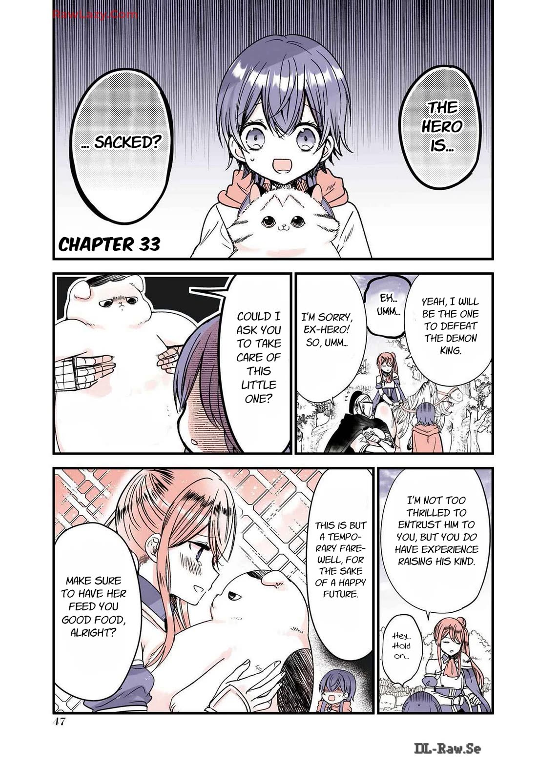 A Story about a Cat Reincarnated in a Different World Where There are no Cats. Chapter 33 page 1 - Chapter 33