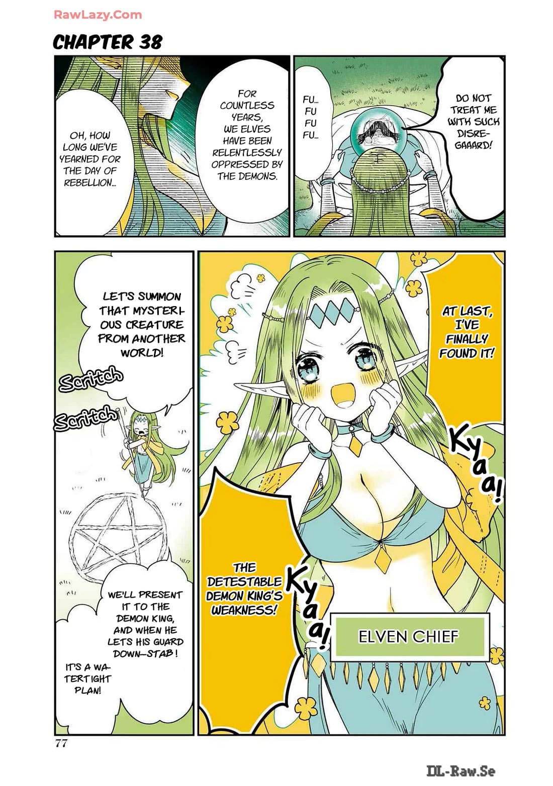 A Story about a Cat Reincarnated in a Different World Where There are no Cats. Chapter 38 page 1 - Chapter 38