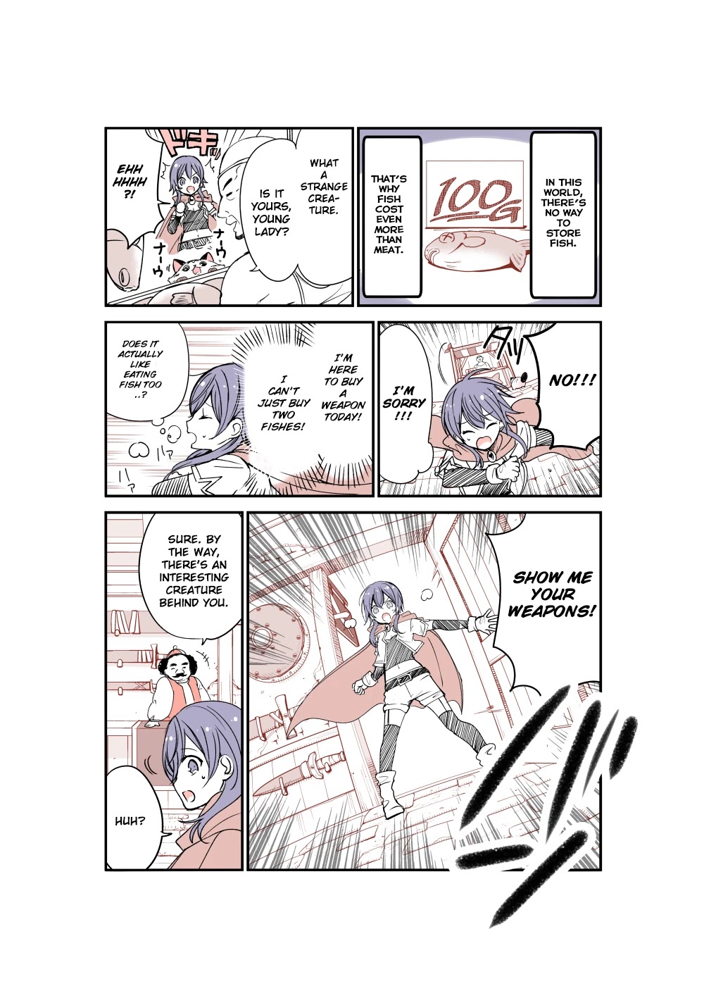A Story about a Cat Reincarnated in a Different World Where There are no Cats. Chapter 4 page 2 - Chapter 4