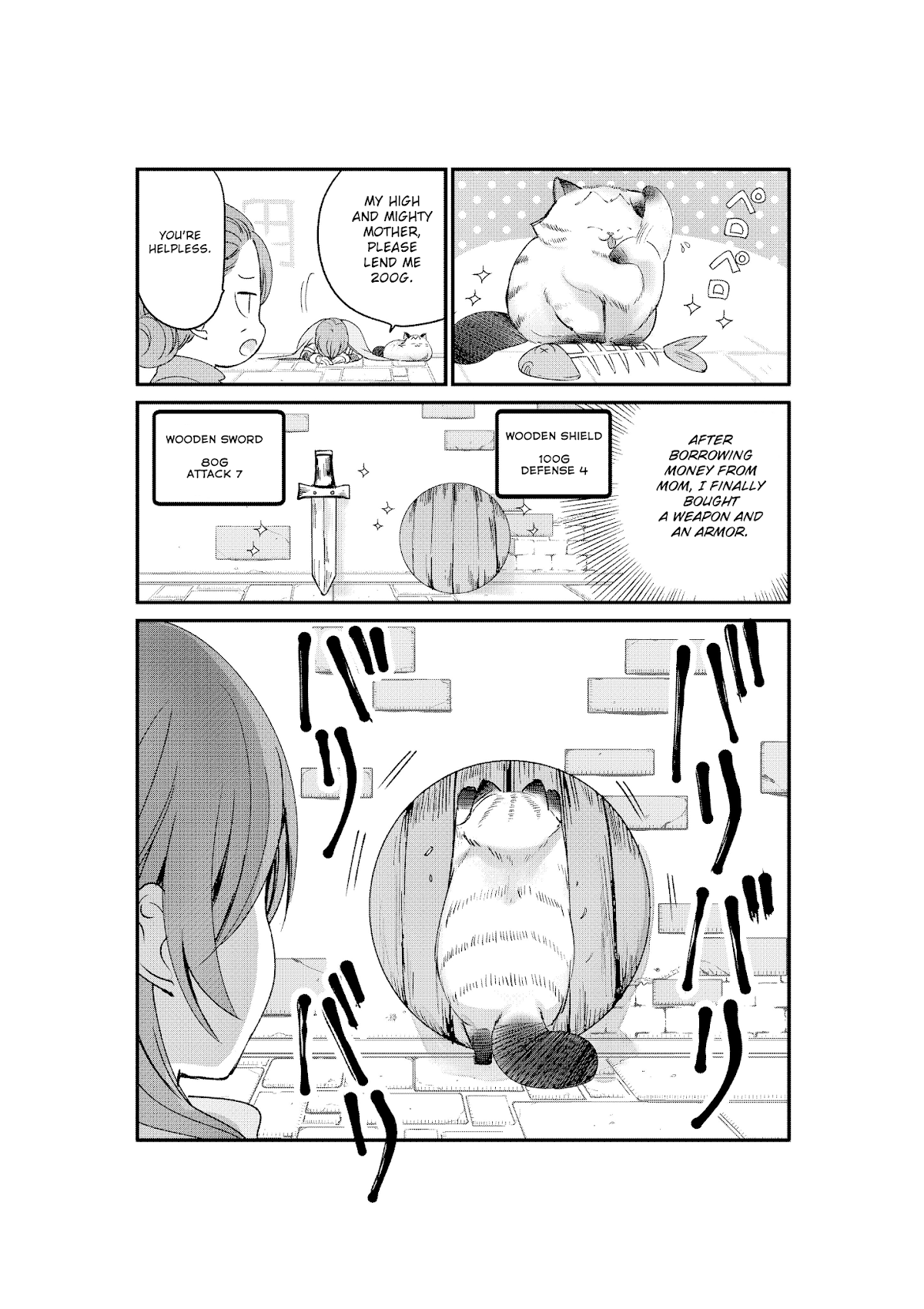 A Story about a Cat Reincarnated in a Different World Where There are no Cats. Chapter 5 page 1 - Chapter 5