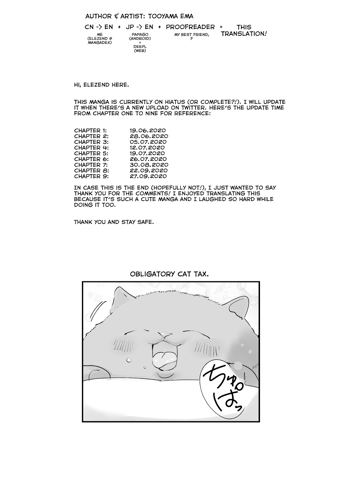 A Story about a Cat Reincarnated in a Different World Where There are no Cats. Chapter 9 page 5 - Chapter 9