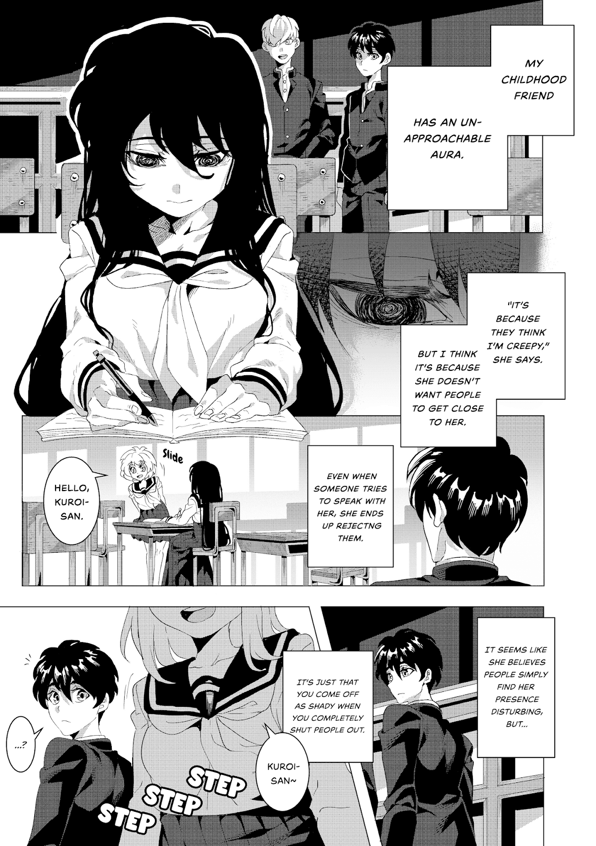 A Story About a Creepy Girl Smile Chapter 3 page 1 - Chapter 3 [END]