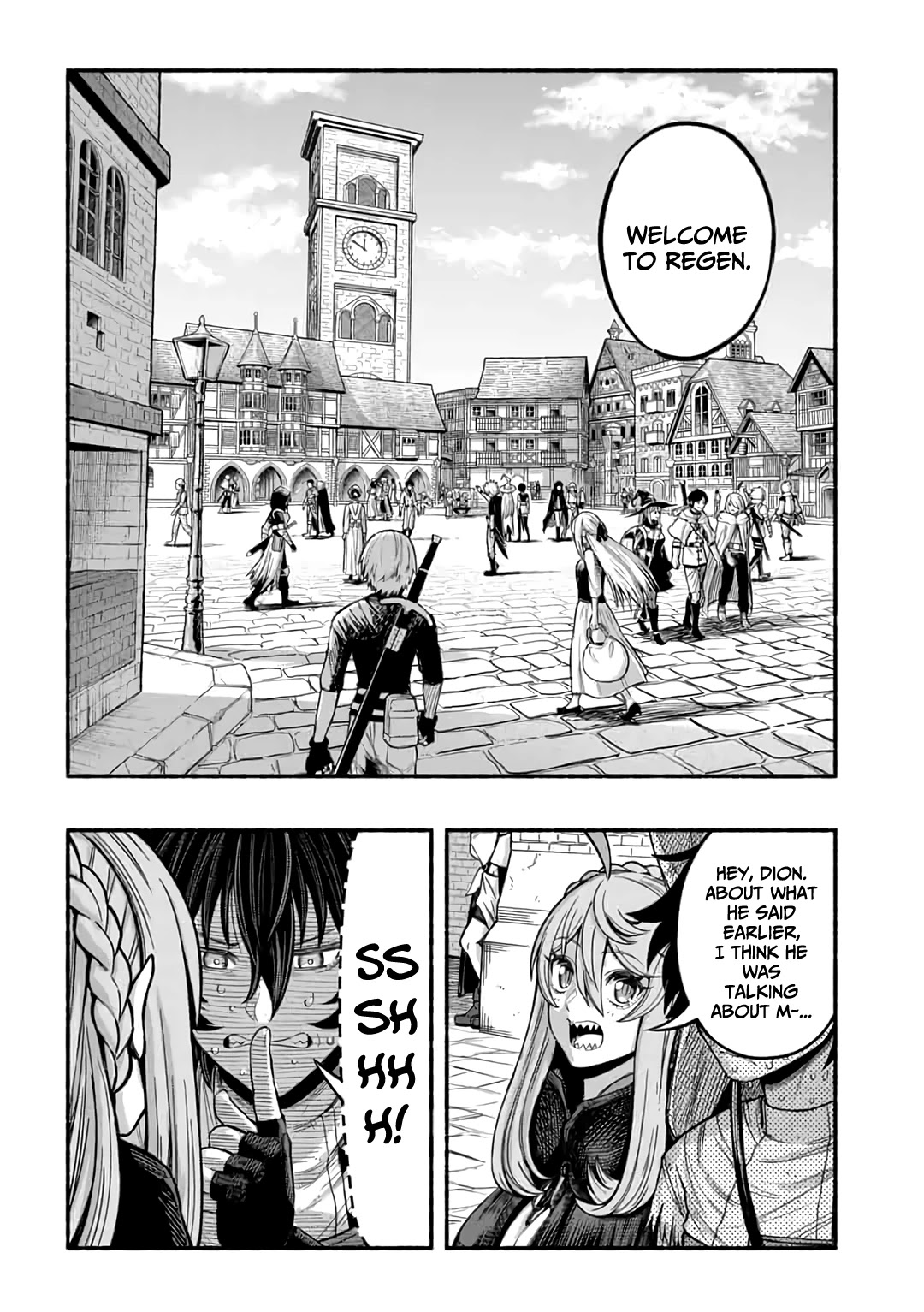 A Story About a Dragon and the Rising of an Adventurer Chapter 5.1 page 21 - Chapter 5.1 - 5.2: To the Town