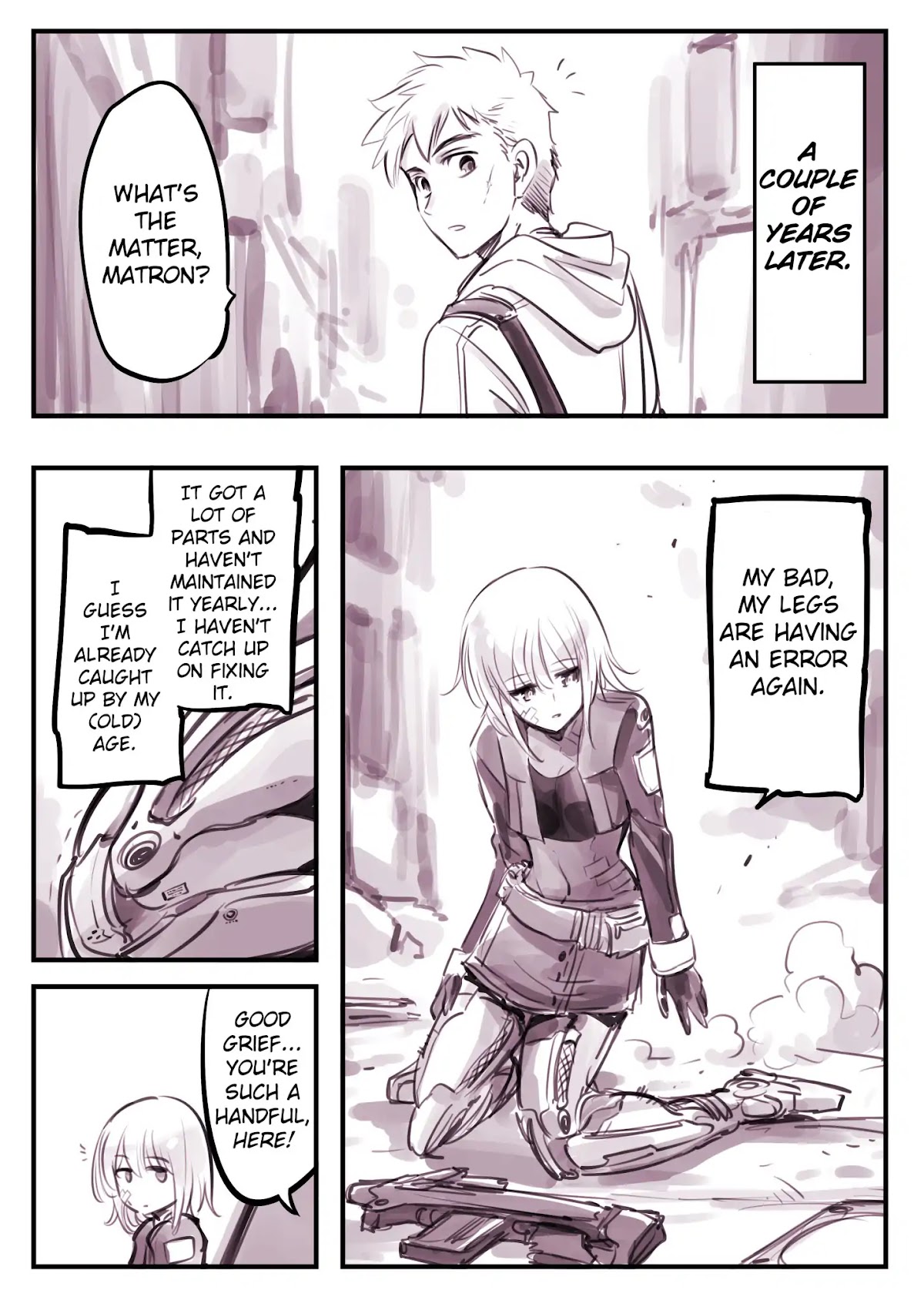 A Story About A Droid. Chapter 1 page 3 - Chapter 1