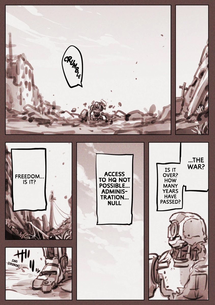 A Story About A Droid. Chapter 14.3 page 3 - Chapter 14.3: A story about a droid that can draw pictures