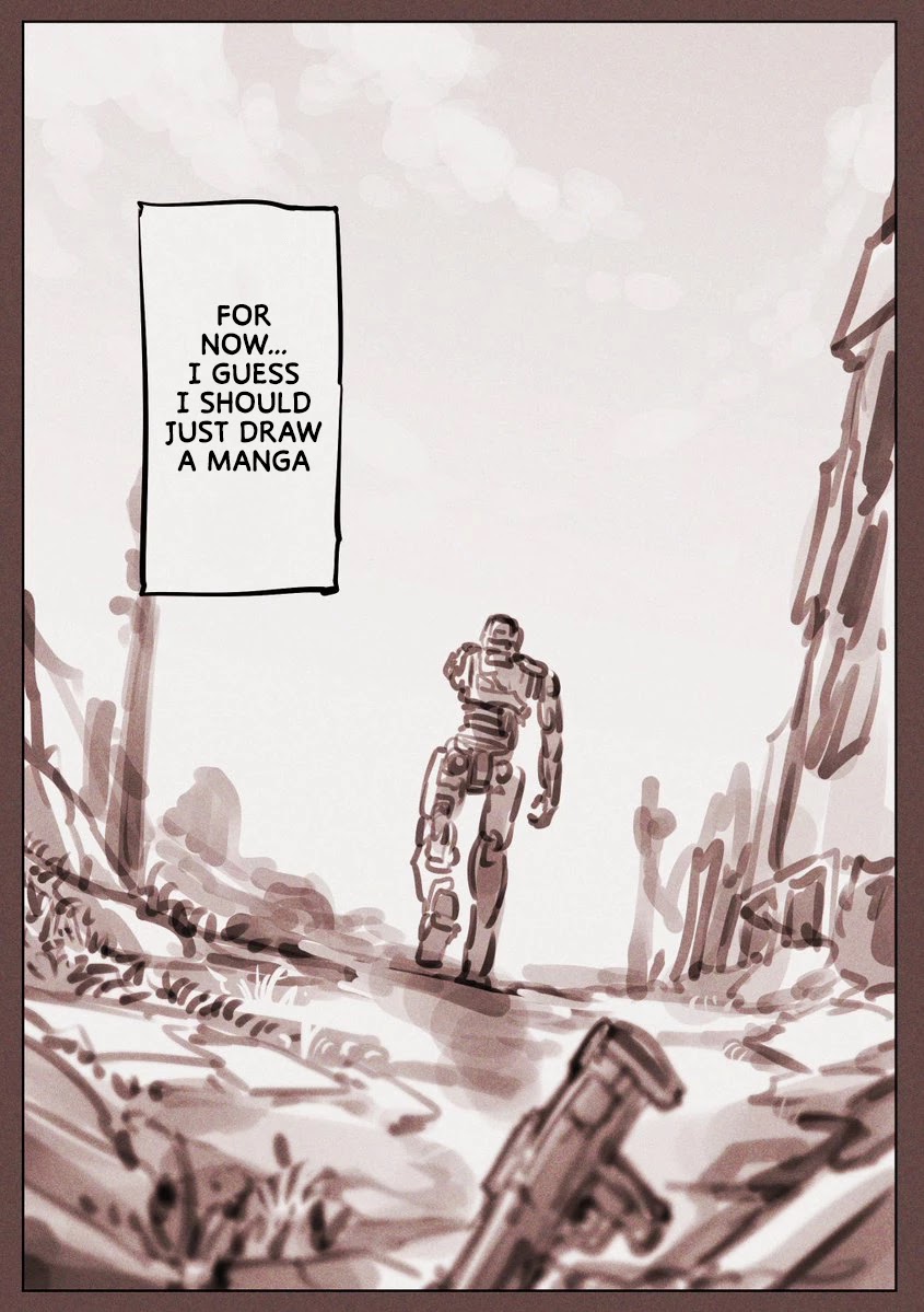 A Story About A Droid. Chapter 14.3 page 4 - Chapter 14.3: A story about a droid that can draw pictures