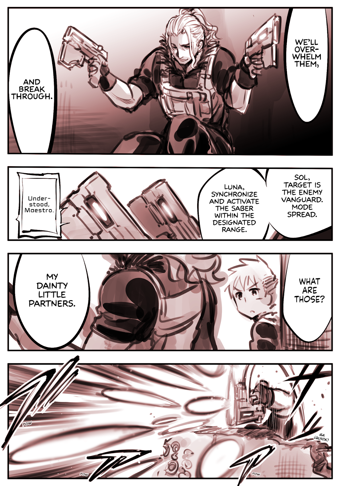 A Story About A Droid. Chapter 14.4 page 2 - Chapter 14.4: First two-person mission with the sis