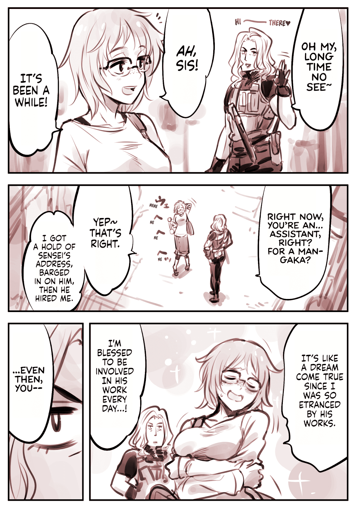 A Story About A Droid. Chapter 14.5 page 1 - Chapter 14.5: A story about an assistant