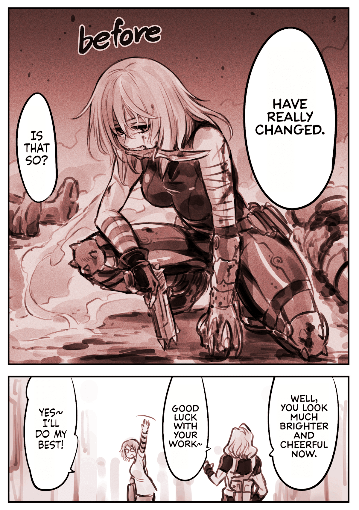 A Story About A Droid. Chapter 14.5 page 2 - Chapter 14.5: A story about an assistant