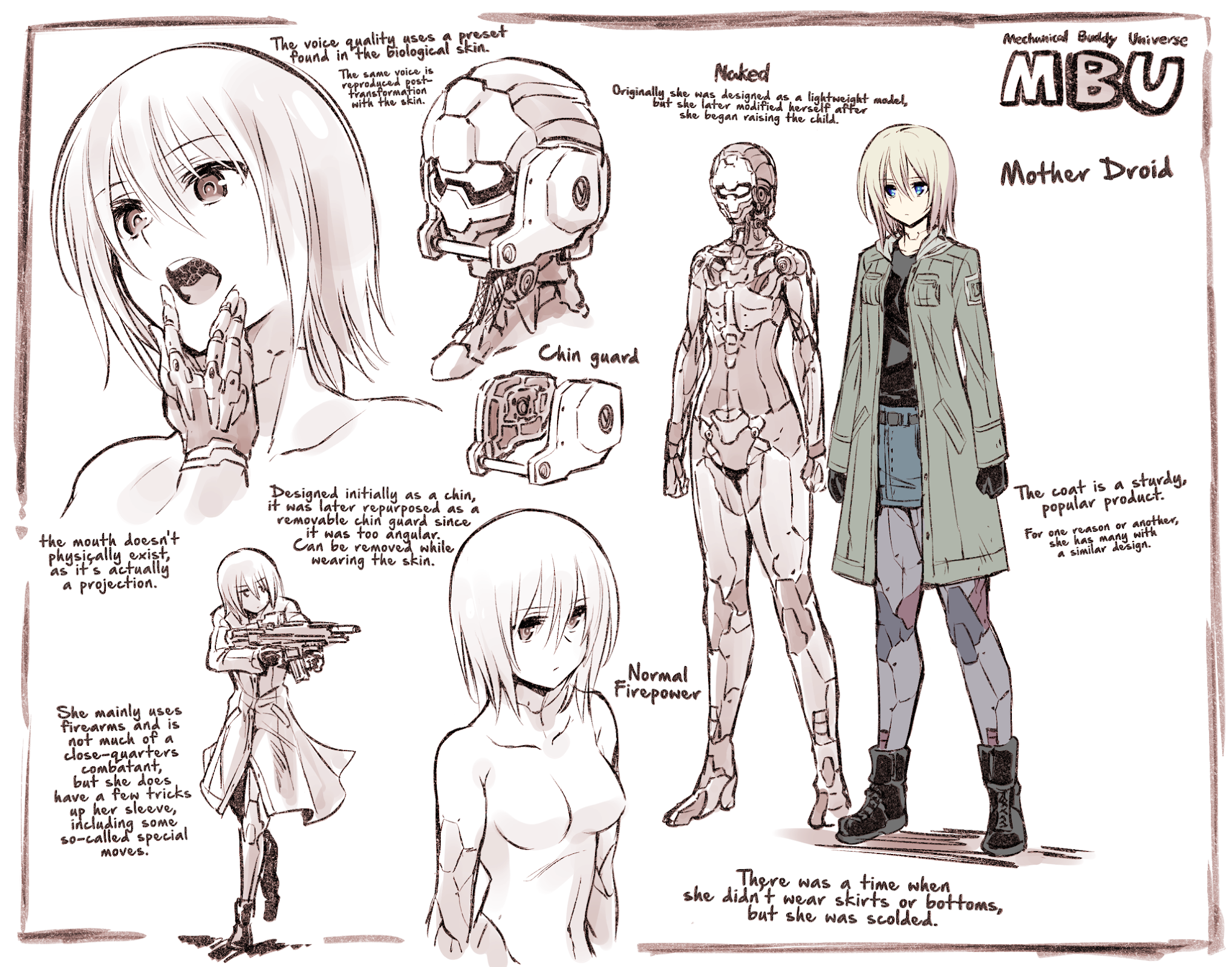 A Story About A Droid. Chapter 14.7 page 1 - Chapter 14.7: Mother droid information