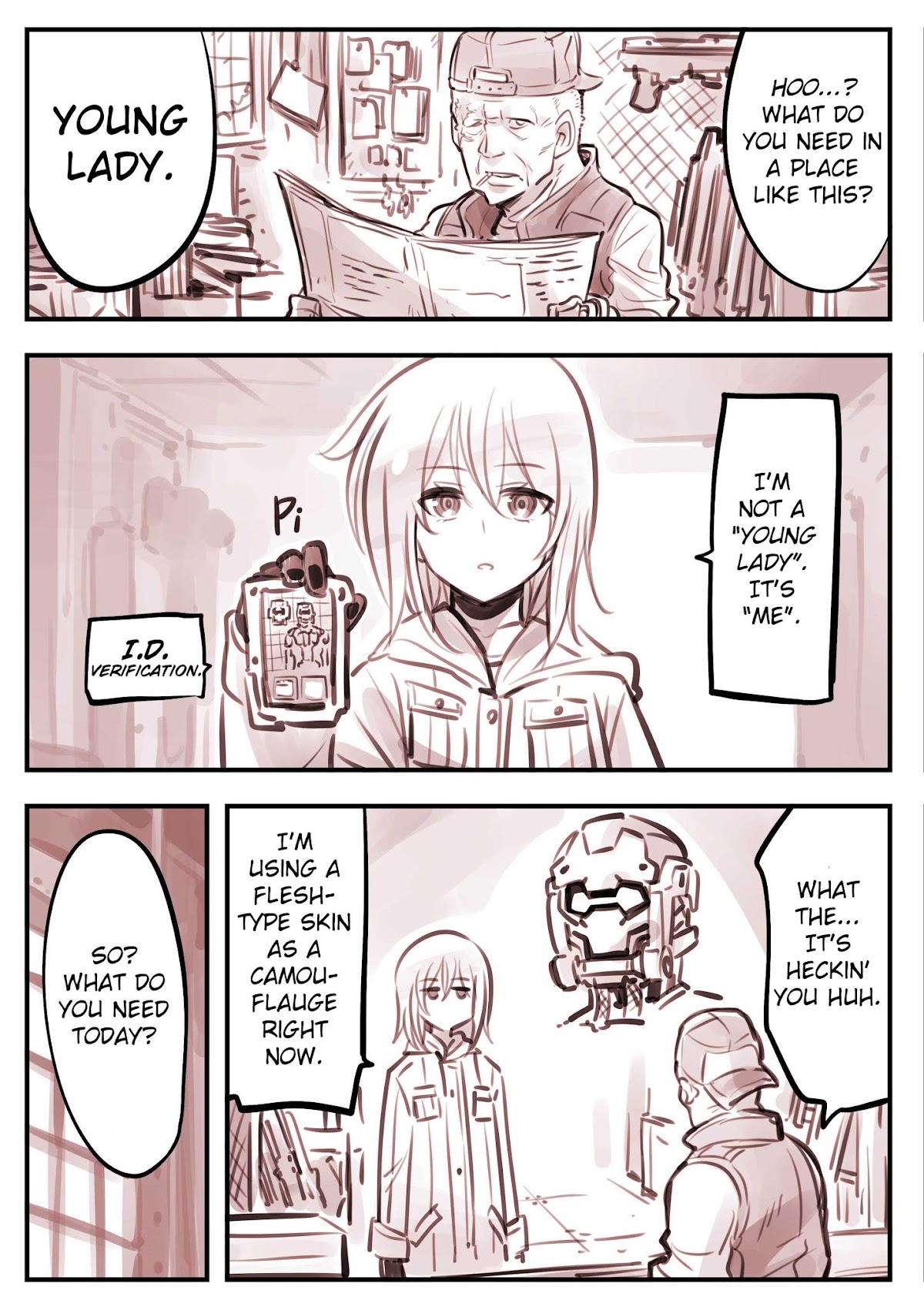 A Story About A Droid. Chapter 4 page 1 - Chapter 4