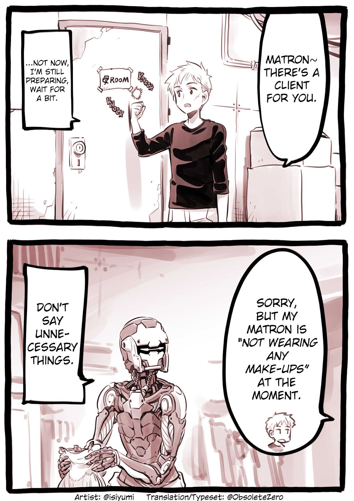 A Story About A Droid. Chapter 5 page 1 - Chapter 5